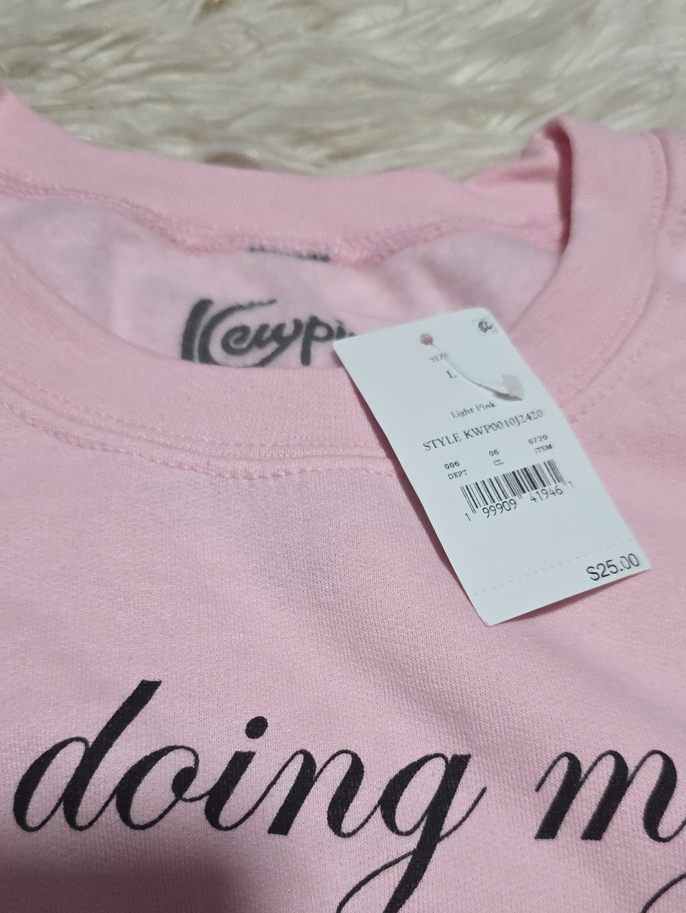 NWT Kewpie Pullover sweatshirt- Large - Picture 3 of 6